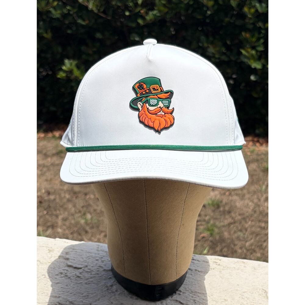 Branded Bills Leprechaun Seamus Shamrock Golf Hat Snapback Cap Irish Flag St Pat